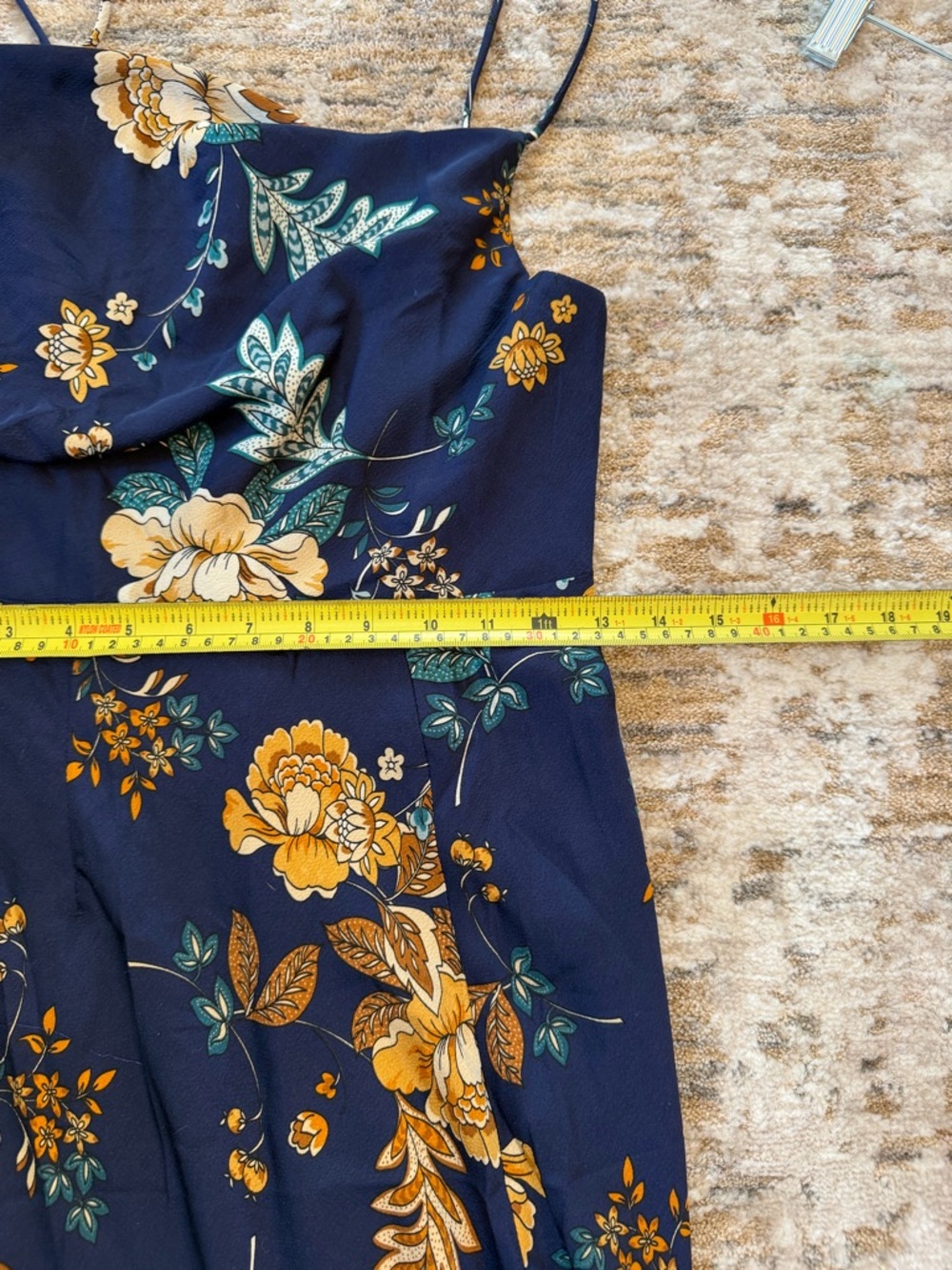 Hello Molly Women's Atlas Maxi Dress Blue Floral Size Small NWT Summer Dress - Picture 9 of 11